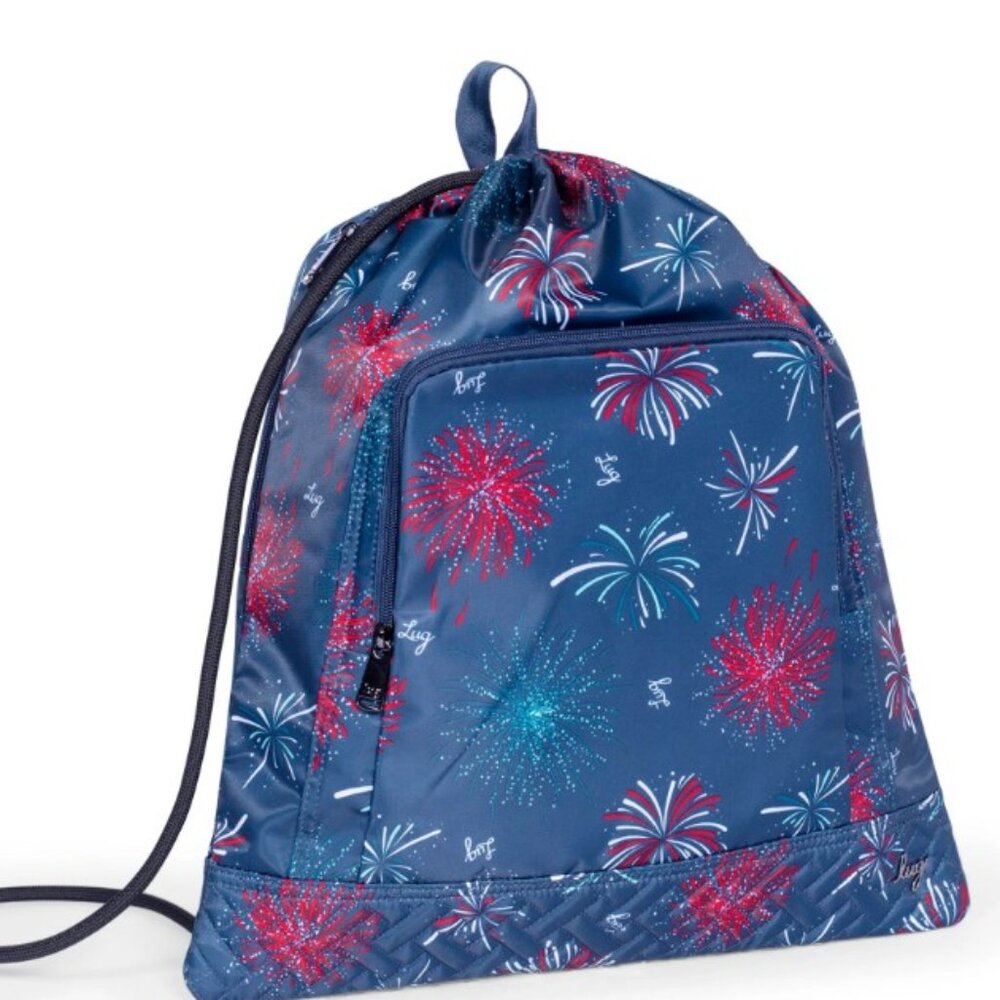 Lug Jumping Jack Drawstring Backpack - Firework N… - image 1